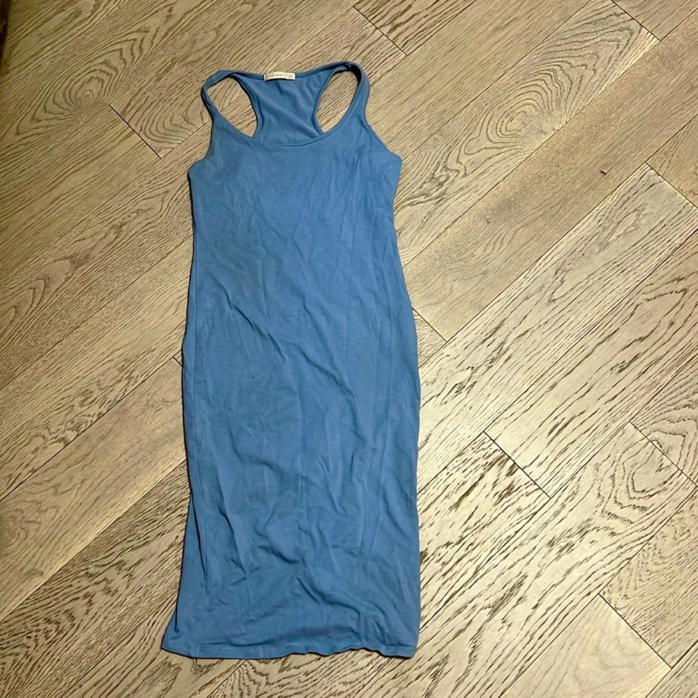 Blue tank top dress